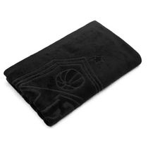 Toalha Social Academia e Mão Buettner Jacquard Veludo 100% Algodão Futebol Santos 33cmx50cm Preto