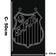 Toalha Social Academia e Mão Buettner Jacquard Veludo 100% Algodão Futebol Santos 33cmx50cm Preto