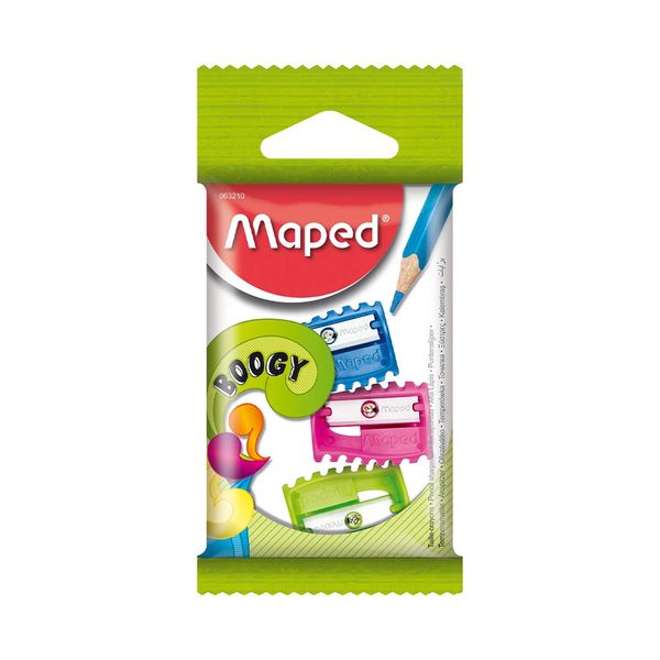 Apontador Maped Basic Boogy 1 Furo com 3 Unidades Colorido - Item Sortido Apontador Maped Basic Boogy 1 Furo com 3 Unidades Colorido - Item Sortido
