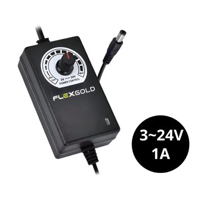 Fonte de alimentação Chaveada Ajustavel 3 à 24V 1A FX-FT-02 Flex Gold