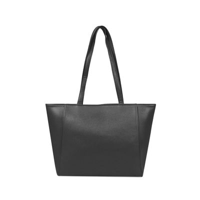Bolsa de Ombro Feminina Média Alça Alongada Tote Preta U / Preto