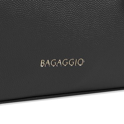 Bolsa de Ombro Feminina Média Alça Alongada Tote Preta U / Preto