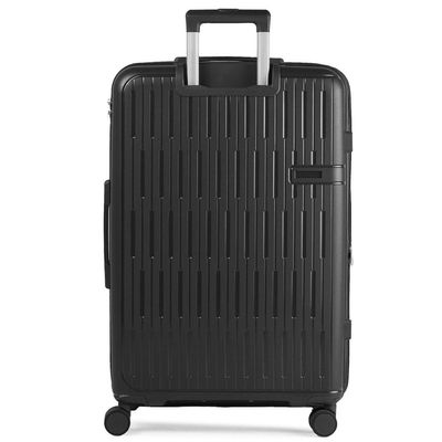 Mala de Viagem Grande 32kg Polipropileno 4 Rodas Santiago Preta G / Preto
