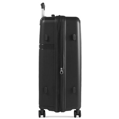 Mala de Viagem Grande 32kg Polipropileno 4 Rodas Santiago Preta G / Preto