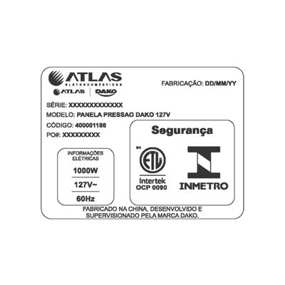 Panela de Pressão Dako - 127V 400001186
