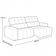 Sofá 3 Lugares Retrátil Reclinável Para Sala de Estar 250cm Udine F04 Linho Cinza Claro - Lyam Decor