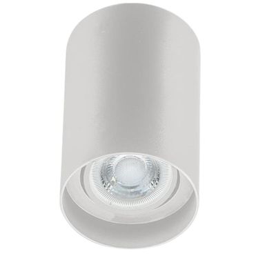 Spot de Sobrepor Branco para 1 Lâmpada PAR20 Bivolt Luminária Alta em Termoplástico