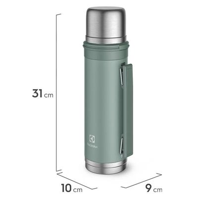 GARRAFA TÉRMICA ELECTROLUX SENSE TO GO VERDE 1L 41048510