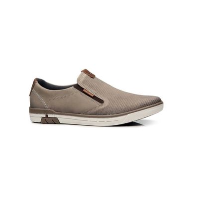 Sapatênis Masculino Pegada Couro Bege Areia 119311-05 38 / Bege