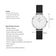 Relógio Feminino Preto Delicado Analógico 32mm + Bracelete