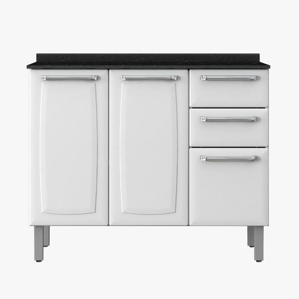 Gabinete Cozinha Itatiaia Luce IG3G2 105 Branco