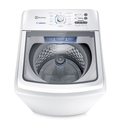 Máquina de Lavar Electrolux 15kg Branca Essential Care com Cesto Inox e Jet&Clean (LED15) 220V