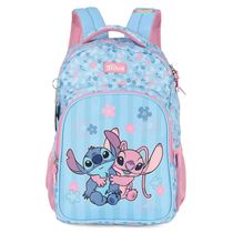 Mochila Infantil Feminina 3 divisórias Stitch - Luxcel