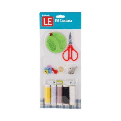 Kit para Costura com 11 Peças Cores Diversas - Item Sortido