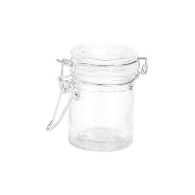 Pote de Vidro com Fecho Hermético Le 45ml com 6 Unidades