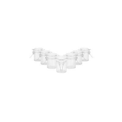 Pote de Vidro com Fecho Hermético Le 45ml com 6 Unidades