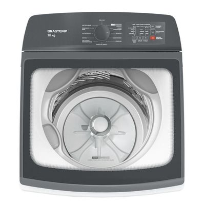 Máquina De Lavar Brastemp 18kg BWF18AB Ciclo Tira Manchas Branca 110V