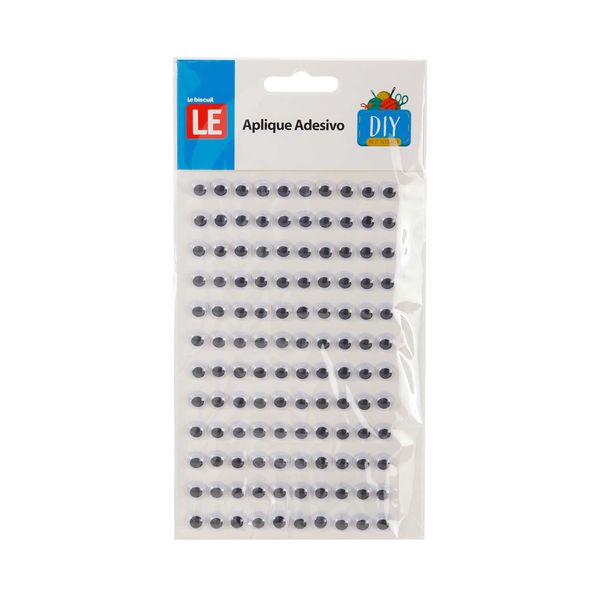 Olho Móvel com Adesivo 8mm