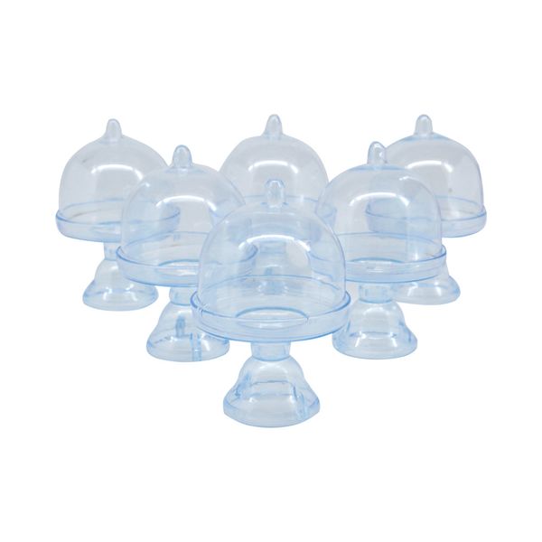 Lembrancinha Mini Cúpula Le para Docinhos com 6 Unidades Cristal