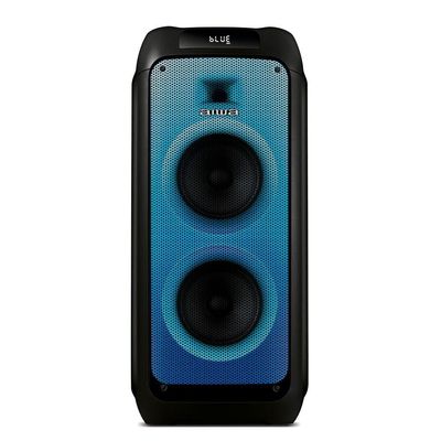 Caixa De Som Partybox Aiwa Pb-05 Bluetooth 20h Rgb Usb Tws Preto Bivolt