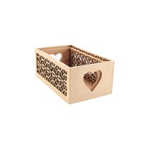 Kit Organizador Le em Mdf Vazado com 2 Unidades