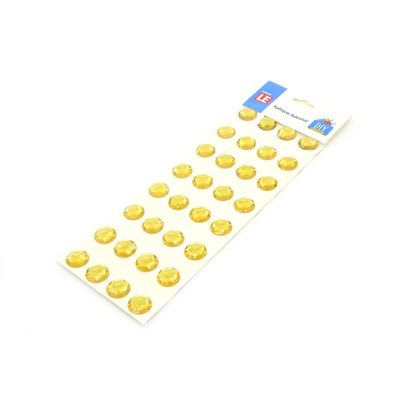 Adesivo Strass 20mm com 32 Unidades - Item Sortido