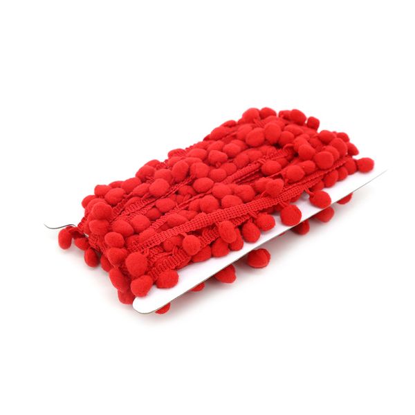 Fita Pompom Le 1,8cmx9,1m Vermelha