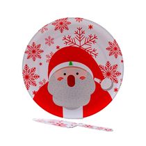 Prato Bolo Le 33cm com Espátula Noel