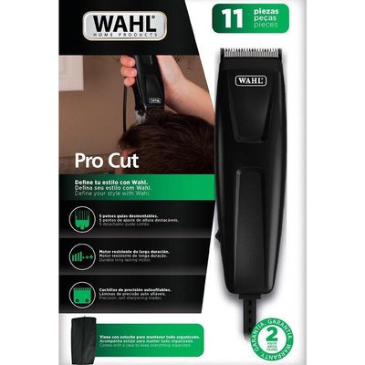 Máquina De Cortar Cabelo Pro Cut Wahl Com 5 Pentes 127v