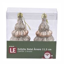 Enfeite Natal Le Árvore 11,5cm com 2 Unidades