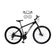 Bicicleta Aro 29 Absolute Nero 5 Alumínio 21v Freio Hidráulico Garfo Suspensão Mountain Bike preto Tam: 15