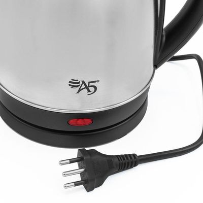 Chaleira Elétrica 1,8L Em Inox 110V 1000w Rápida Fervura