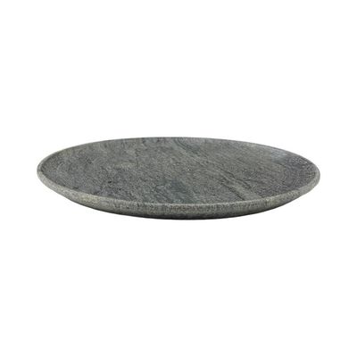 Prato Raso Refeição Pedra Sabão 26 Cm - Kit Com 12 Unidades