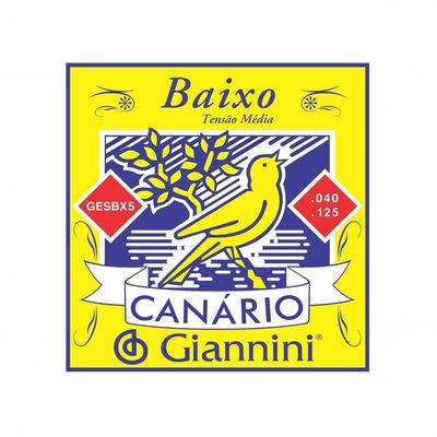 Corda Para Contrabaixo Giannini Gesbx5 0.40-0.125 Super Leve