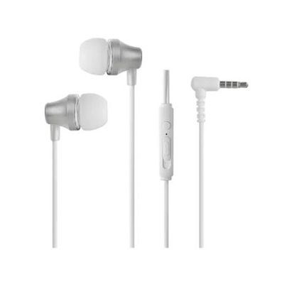 Fone de Ouvido com Fio e Estojo Conector P2 - Branca