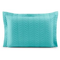Porta Travesseiro Avulso 70cm x 50cm Com Debrum 1 Peça Paris Matelado  Percal 150 Fios 100% Algodão - Verde Tiffany
