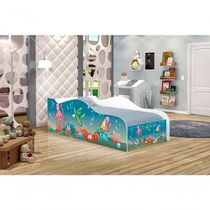 Cama Fun Aquário Solteiro Com Colchão