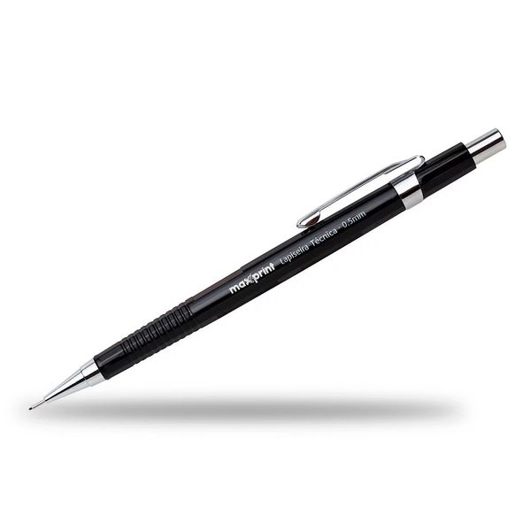 Lapiseira Técnica Maxprint Preta 0,5mm Lapiseira Técnica Maxprint Preta 0,5mm