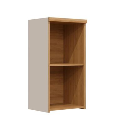 Armário Aéreo Allure Linea Brasil 40cm Mdf Jequitiba/gris Fosco