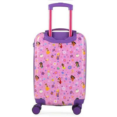 Mala de Bordo 10 Kg ABS 4 Rodas Princesas Disney Rosa PP / Rosa