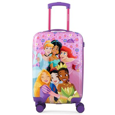 Mala de Bordo 10 Kg ABS 4 Rodas Princesas Disney Rosa PP / Rosa