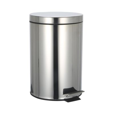 Lixeira de Inox com Pedal Le Shine Inox Prata 12L