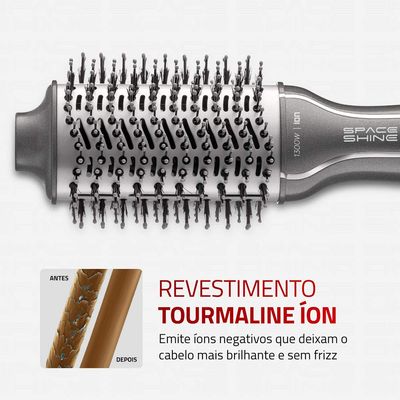 Escova Secadora Space Shine, Mondial, Grafite, 1300W, Bivolt - ES-20