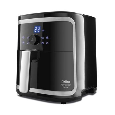 Fritadeira Elétrica Air Fryer Philco Gourmet Black Plus PFR16P 5L Preta - 127V