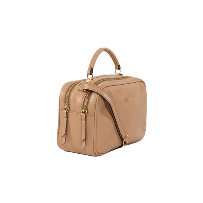 Bolsa Classe Couro Transversal Feminina Camera Bag 2846 Nude