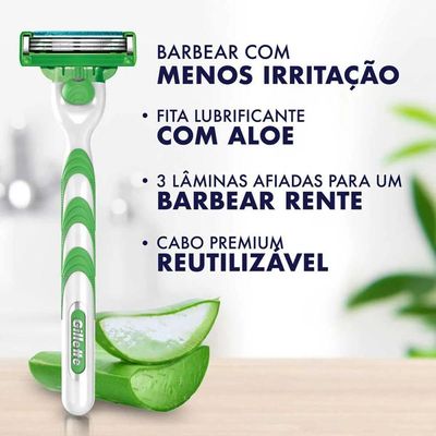 Gillette Mach3 Sensitive 2 Unidades Carga Para Aparelho De Barbear