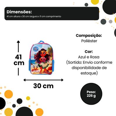 Mochila Infantil de Costa Princesa do Mar - Sortida