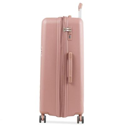Mala de Viagem Grande 32kg Polipropileno 4 Rodas Cartagena Rosé G / Rosé