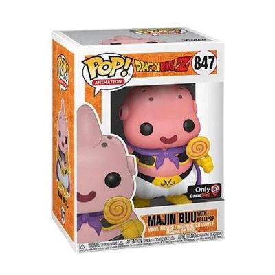 Funko Pop Dragon Ball Z 847 Majin Buu w/ Lollipop Exclusive