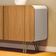 Aparador Buffet Bar Para Sala 04 Portas 220 cm Santiago B01 Off White Cinamomo - Lyam